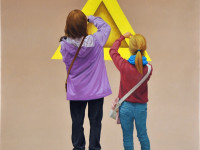 Enrique Campuzano, Opus 930. Oěleo en tela, 100 x 81 cm., 2016